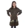 Dzieci Taurus Bluzy Dziecięce | Bluzy, Bluzy Polarowe | Bluza dziewczęca Green Dog TA-183