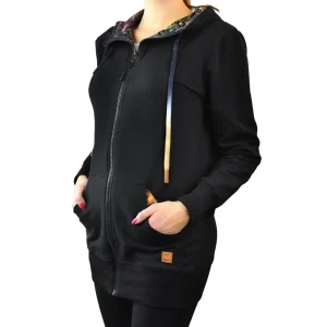 Taurus Bluzy, Bluzy Polarowe | Bluzy, Bluzy Polarowe | Bluza - Black Bird z kapturem TA-042