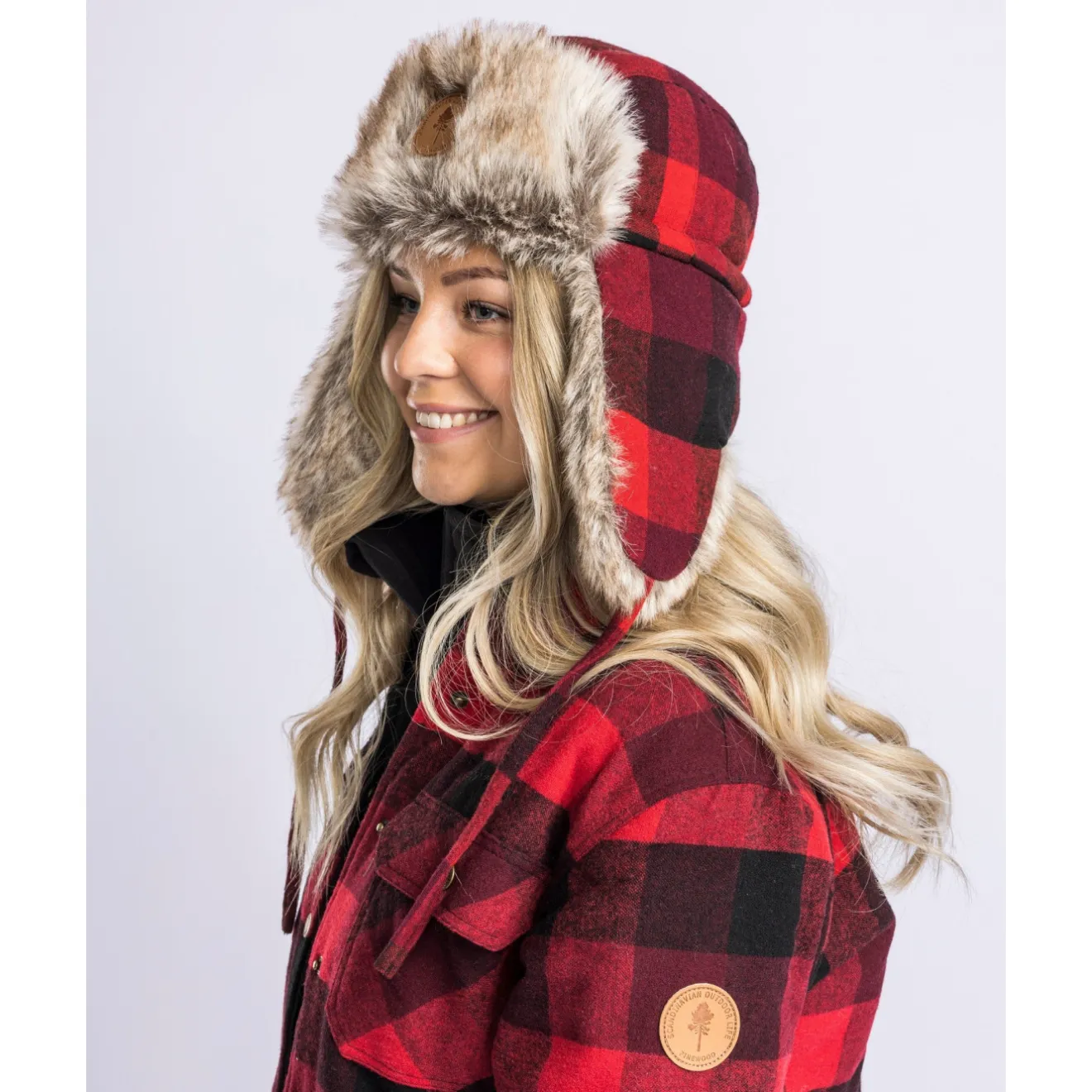 czapka_myliwska_zimowa_pi_11.webp Pinewood Czapki | Czapka myśliwska zimowa ® CLASSIC CHECKED 1420