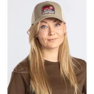 Damskie Pinewood Czapki, Kapelusze | Czapki Damskie | Czapka z daszkiem 1144 Mesh Cap Light Khaki (244)