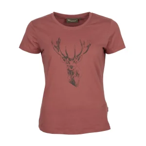 Damskie Pinewood Koszulki, Bluzki Damskie | Koszulki Myśliwskie | DAMSKI T-SHIRT ® RED DEER 3038