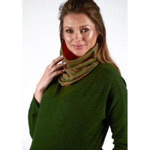 Damskie Taurus Szaliki, Apaszki, Chusty Damskie | Szaliki, Kołnierze, Chusty | Komin ocieplany unisex - WILD BOAR GREEN TA-234-07