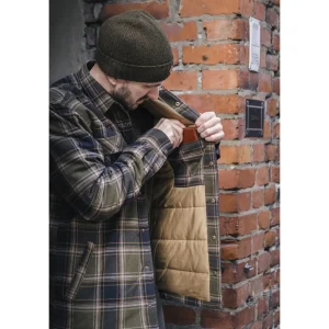 Pinewood Koszule | Koszule Myśliwskie | Koszula męska ocieplana ® FINNVEDEN CHECKED PADDED 5008 (153)