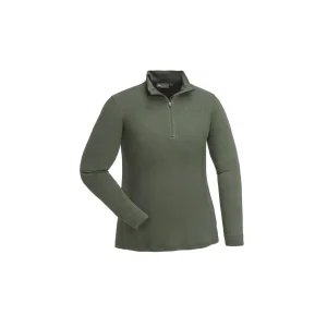 Pinewood Bielizna Damska | Bielizna Myśliwska | Koszula termoaktywna damska ® ABISKO MERINO BASE LAYER HALF ZIP 3406