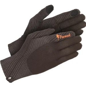 Damskie Rękawiczki Damskie | Rękawice | Rękawice Uunisex PINEWOOD® HUNTERS LINER STRETCH GLOVE 1177 Mossgreen/D.Brown (184)