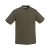 Pinewood Koszulki | Koszulki Myśliwskie | T-SHIRT ® 3-pack: Green/H.Brown/Khaki 5447