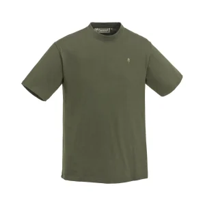 Pinewood Koszulki | Koszulki Myśliwskie | T-SHIRT ® 3-pack: Green/H.Brown/Khaki 5447