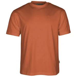 Pinewood Koszulki | Koszulki Myśliwskie | T-SHIRT ® 3-pack: OFFWHITE/L.BLUE/B.ORANGE 5447